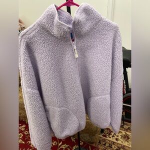 Old Navy Cozy Lavender Sherpa Jacket